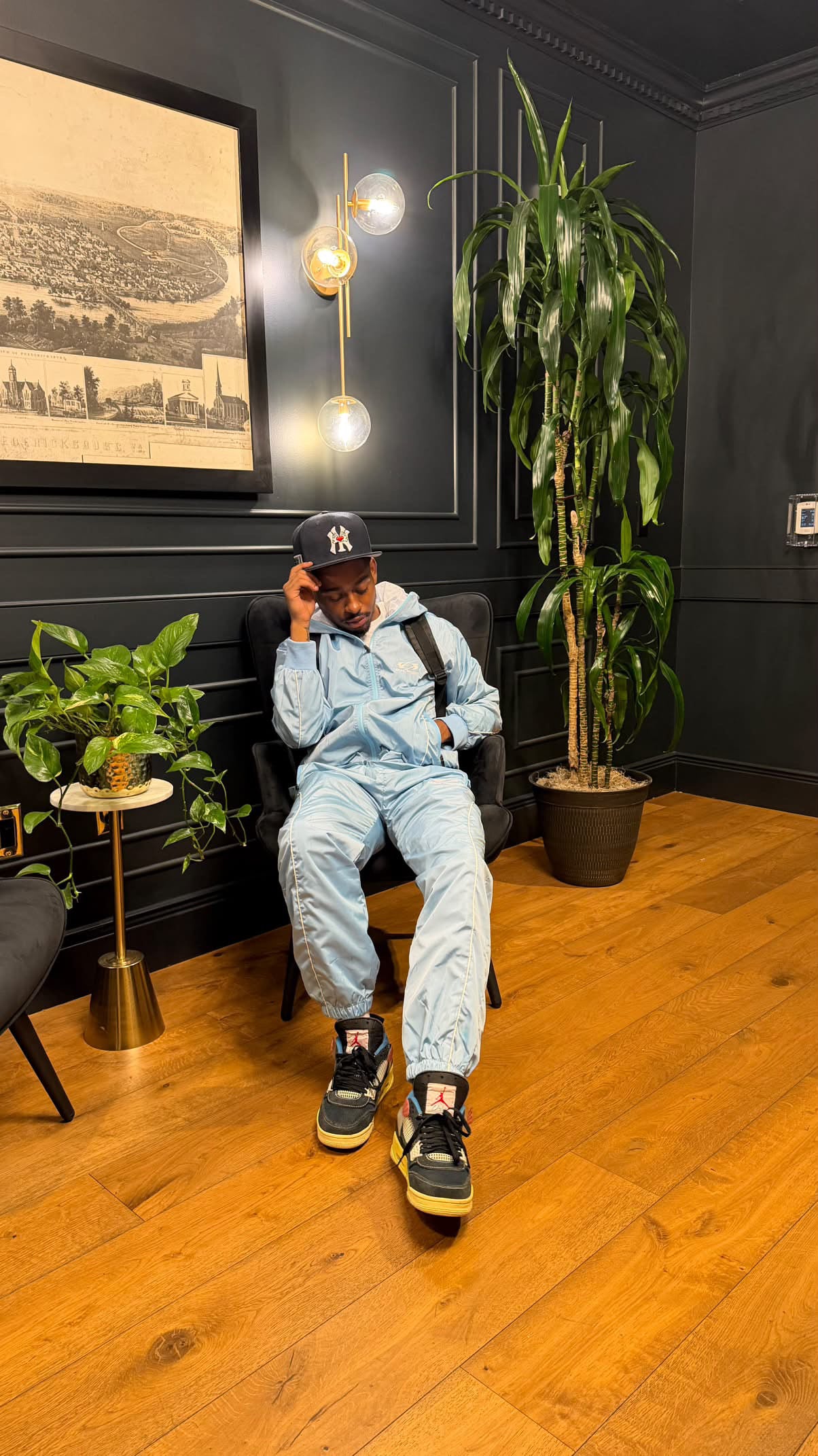 Essential Baby Blue Windbreaker